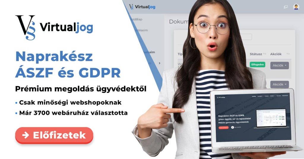 naprakész webshop ászf generátor készítés